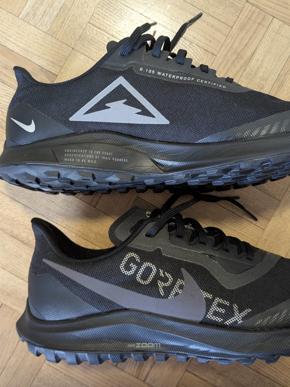 Nike Men's Black GORE-TEX Trail Running Shoes